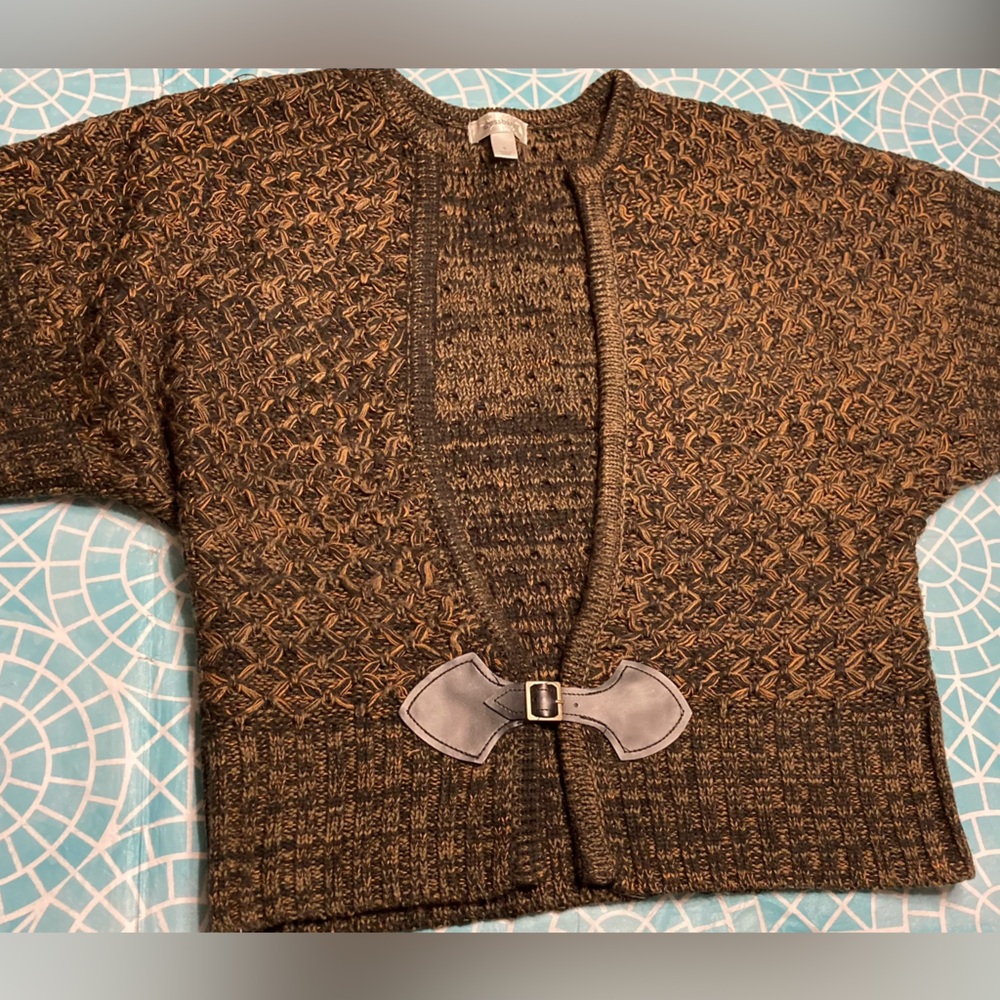 💛⭐TODAY***$10***Dress Barn black, brown, gold & taupe short drop sleeve